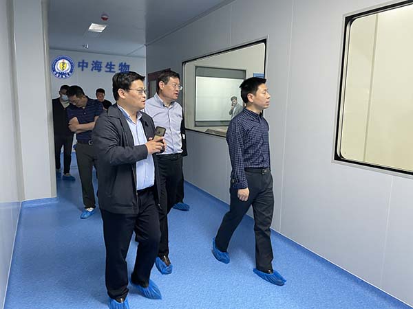 市農(nóng)業(yè)農(nóng)村局領(lǐng)導(dǎo)到中海參觀(guān)并指導(dǎo)工作圖片